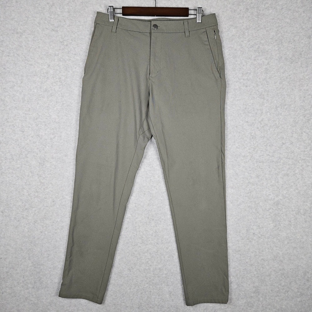 Lululemon Commission Pant Men's 32 Sage Green Warpstreme ABC Golf Trousers Tech